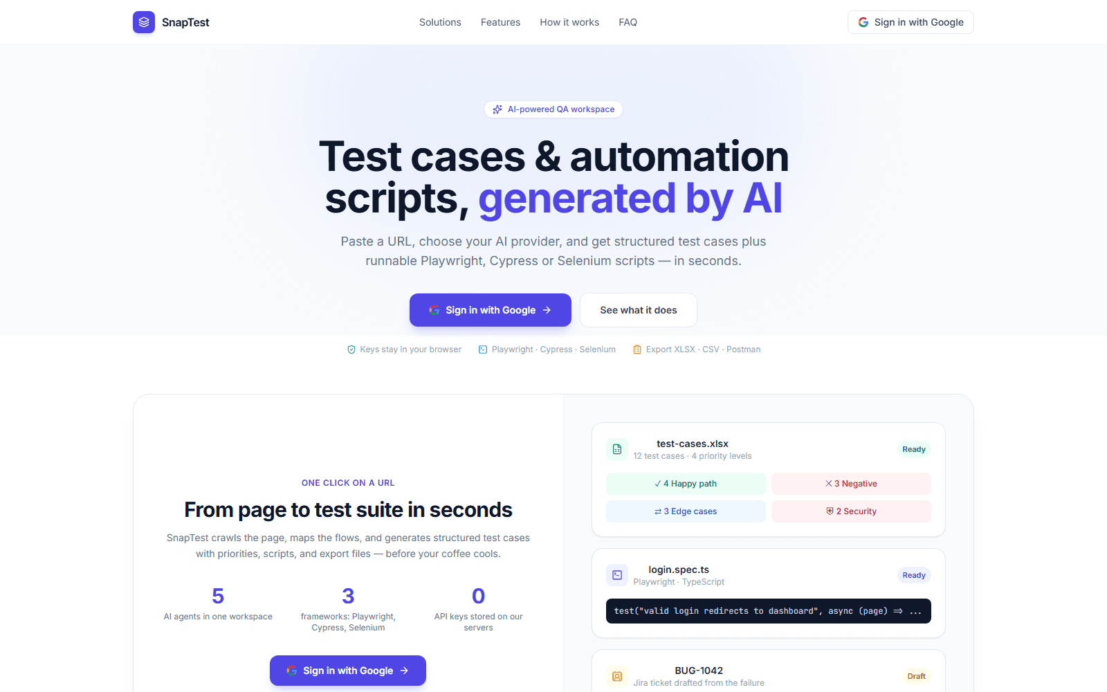 SnapTest Studio Interface